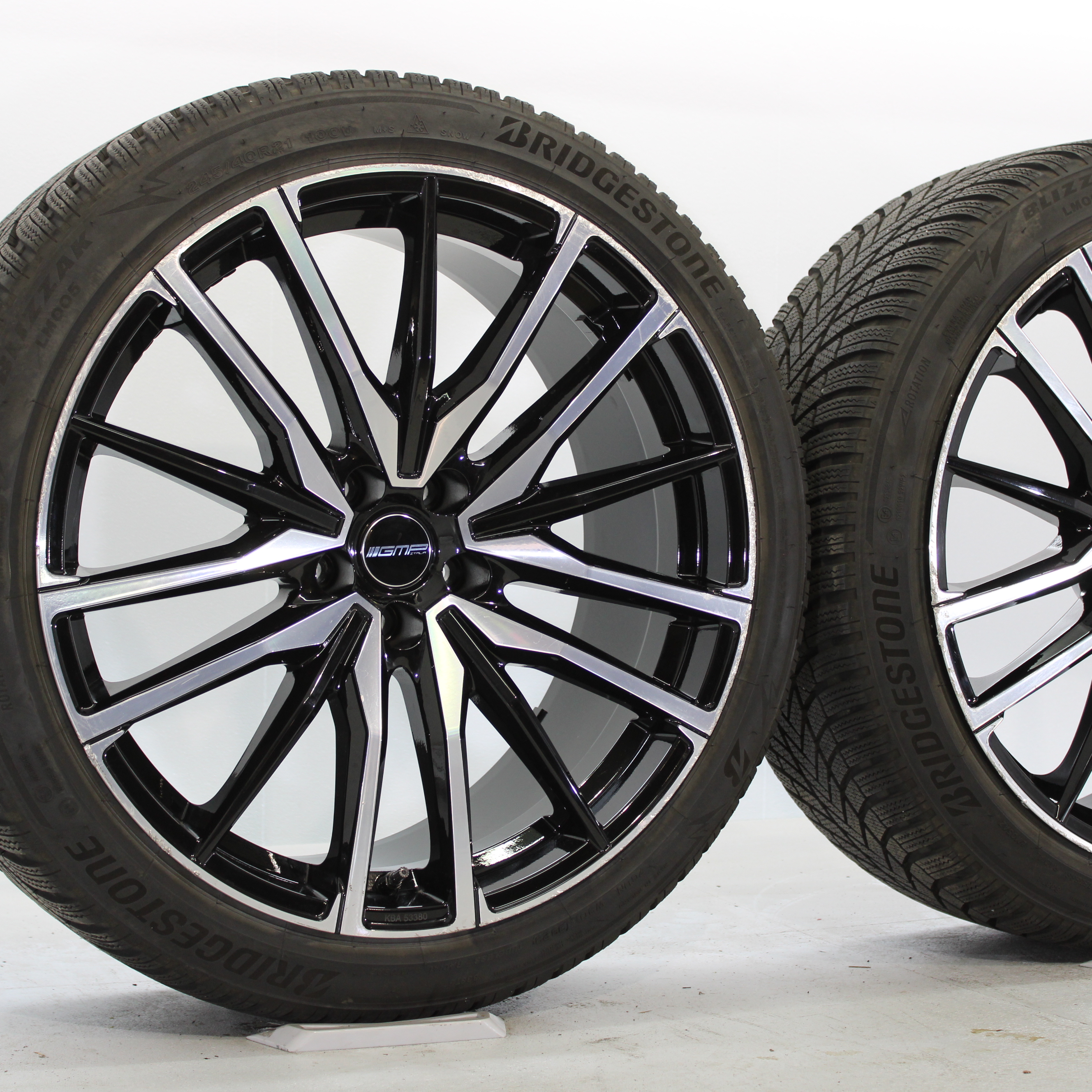 BMW X3 G01 Winterräder 21 Zoll auf GMP Sparta Black Diamond Alufelgen