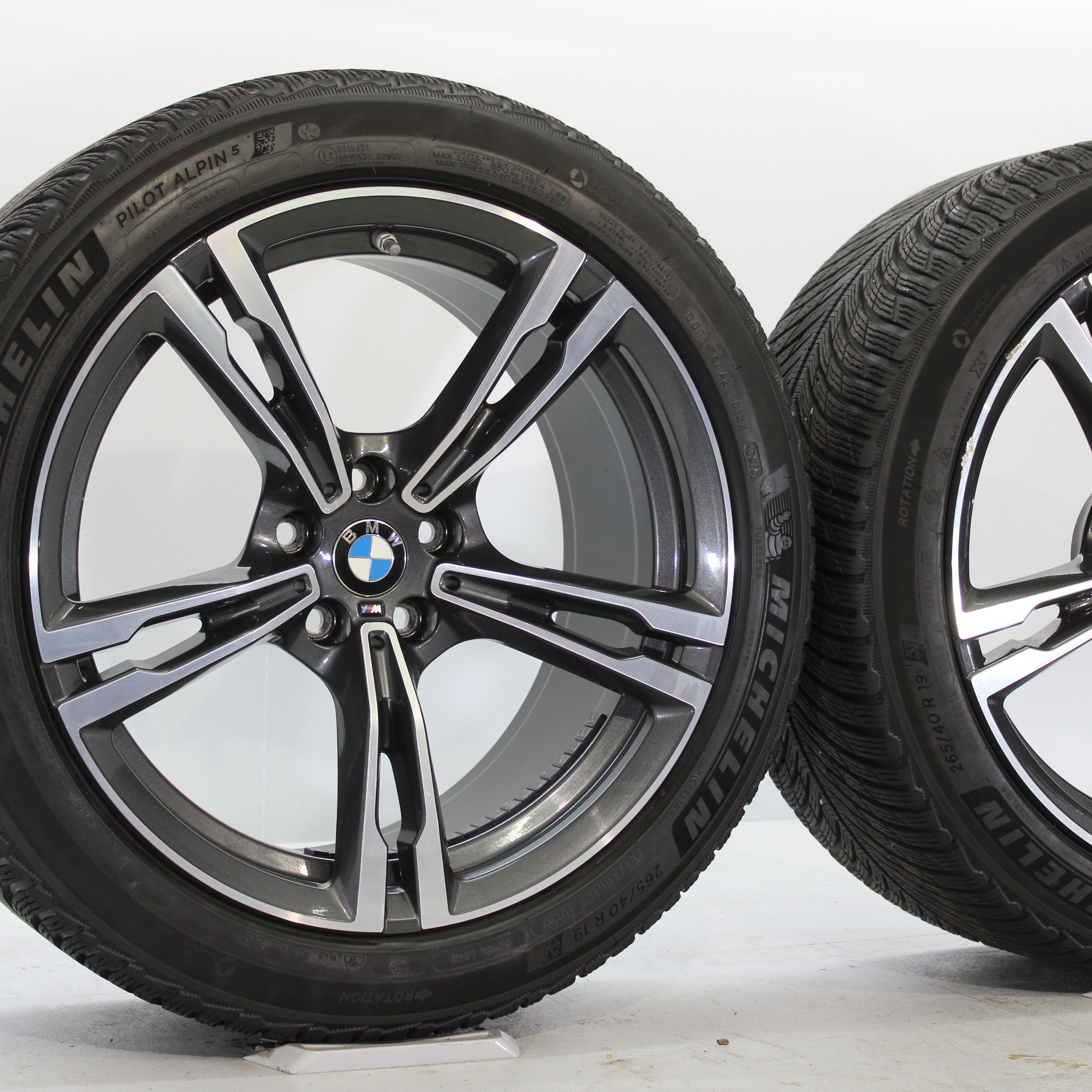 Original 19 Zoll BMW M5 F90 M8 F91 F92 F93 Winterräder Styling M705 M-Doppelspeiche