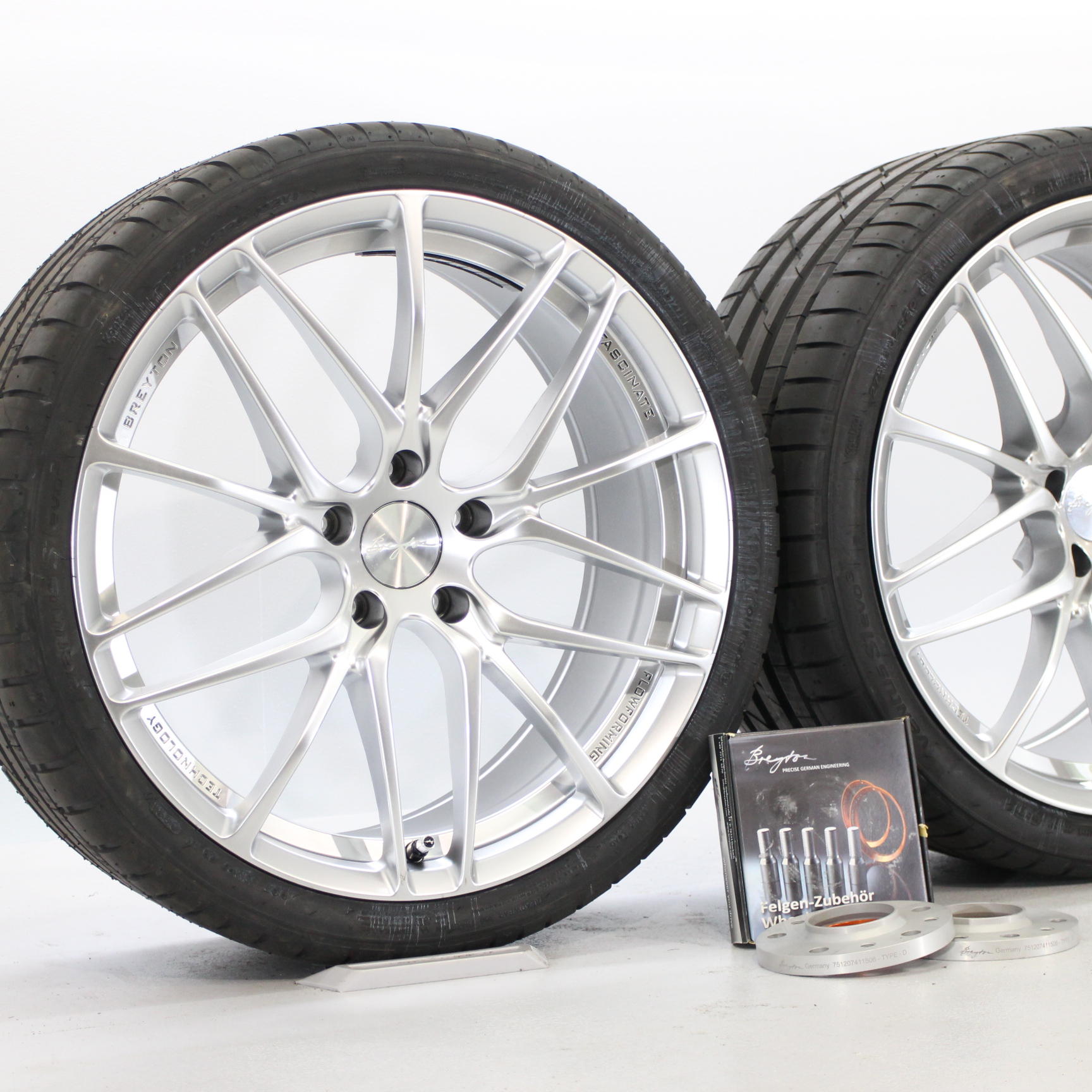 BMW M3 F80 M4 F82 F83 Felgensatz 20 Zoll Breyton Fascinate Hyper Silver