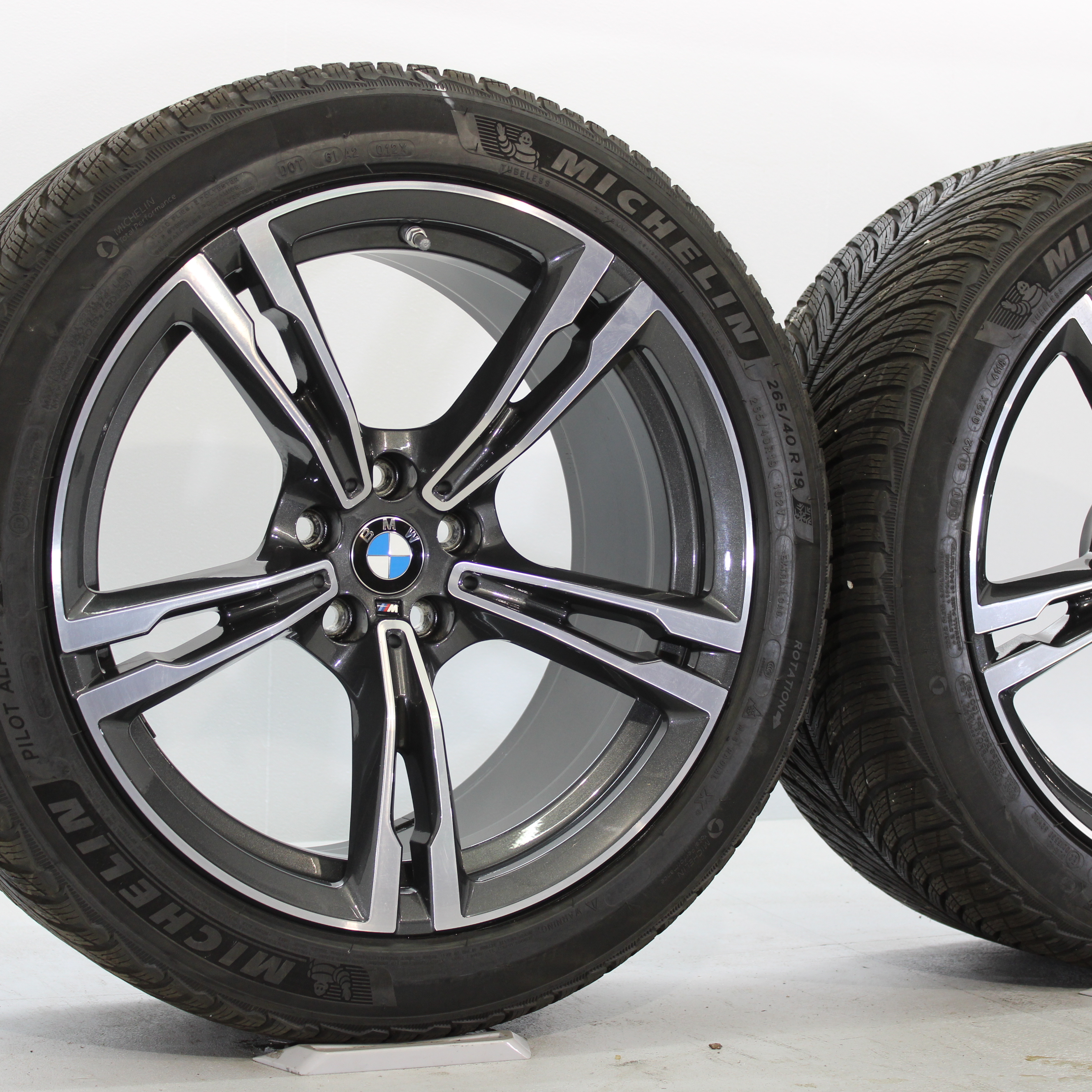 Original 19 Zoll BMW M5 F90 M8 F91 F92 F93 Winterräder Styling M705 M-Doppelspeiche