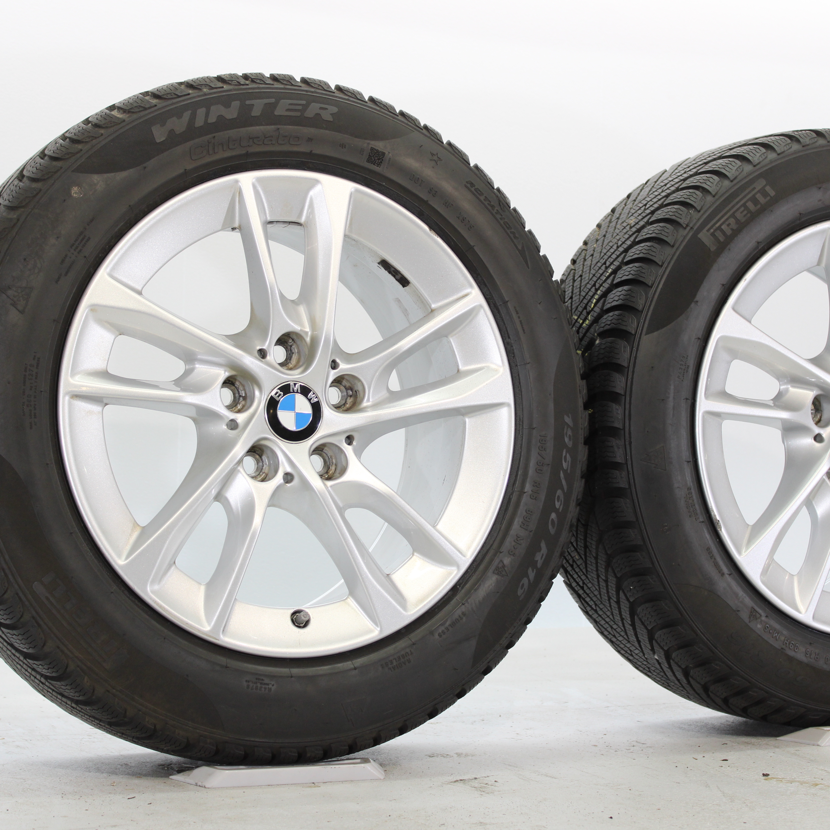 BMW 1er F40 2er F44 Winterräder 16 Zoll Styling 474 Doppelspeiche